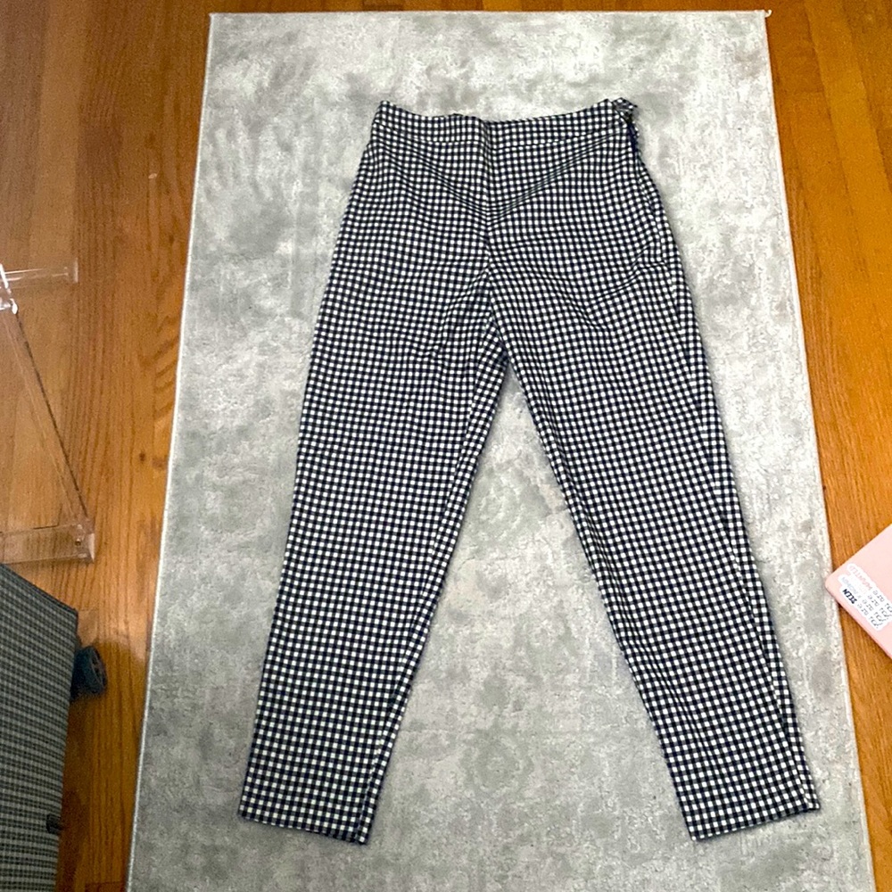 Women’s Black & White Straight Leg Pants
